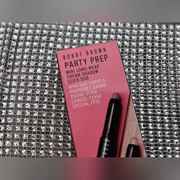 Bobbi Brown Party Prep Mini Long-Wear Cream Shadow Stick Duo-NIB - Picture 5 of 9